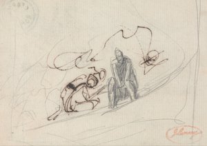 二人掛け 作： George Romney